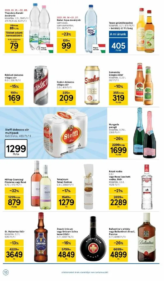 Tesco akciós újság 01.21–01.27 – 10. oldal