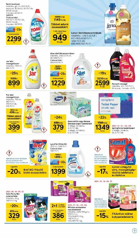 Tesco akciós újság 01.21–01.27 – 11. oldal
