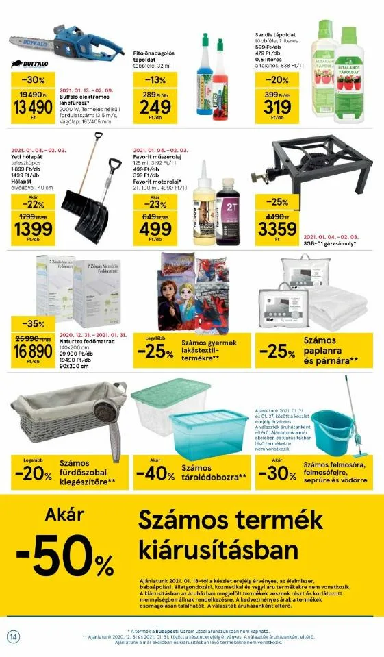 Tesco akciós újság 01.21–01.27 – 14. oldal