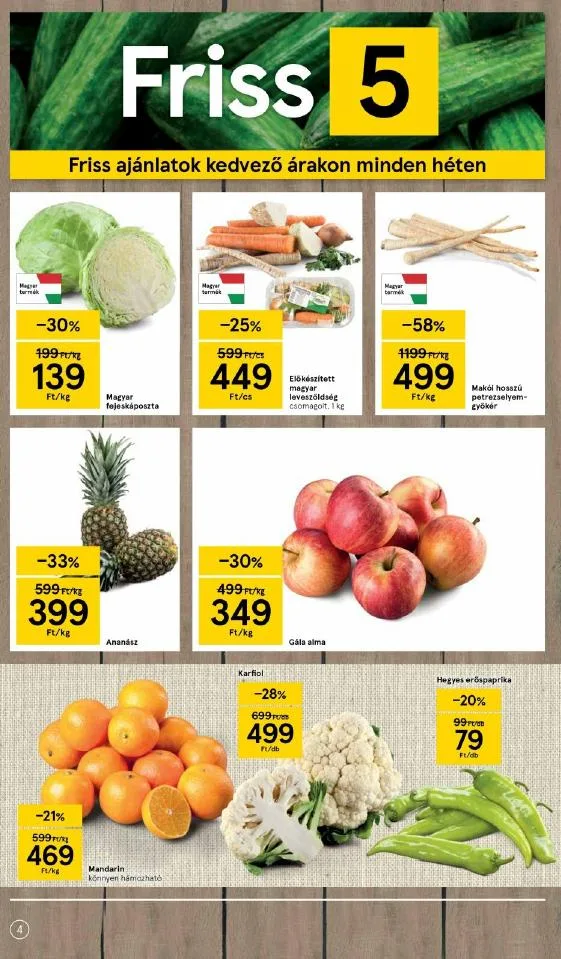 Tesco akciós újság 01.21–01.27 – 4. oldal