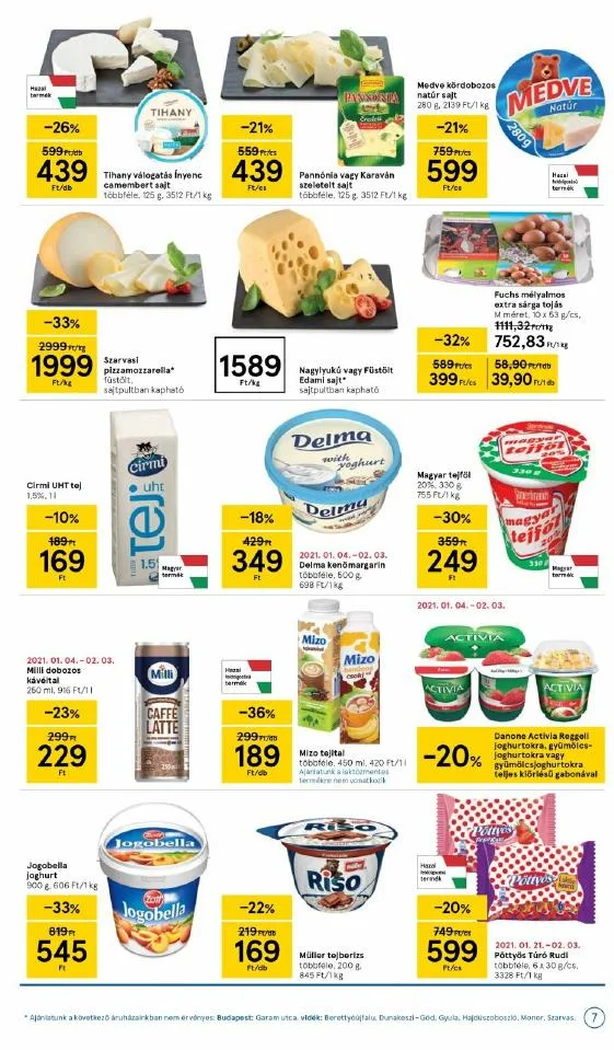 Tesco akciós újság 01.21–01.27 – 7. oldal