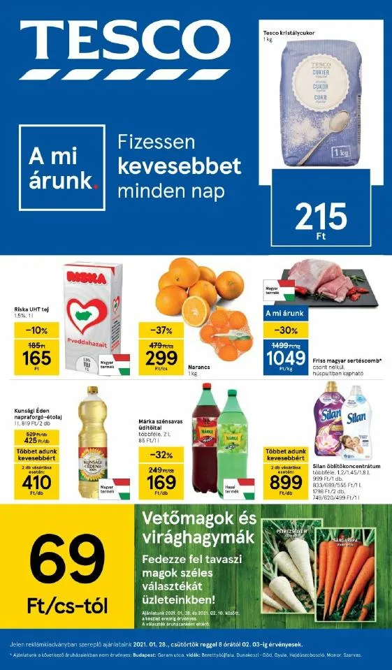 Tesco akciós újság 01.28–02.03