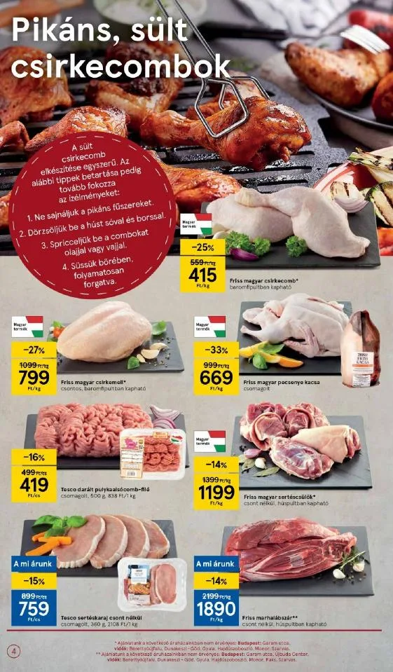 Tesco akciós újság 01.28–02.03 – 4. oldal