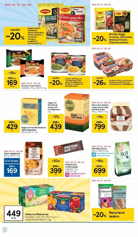 Tesco akciós újság 01.28–02.03 – 8. oldal