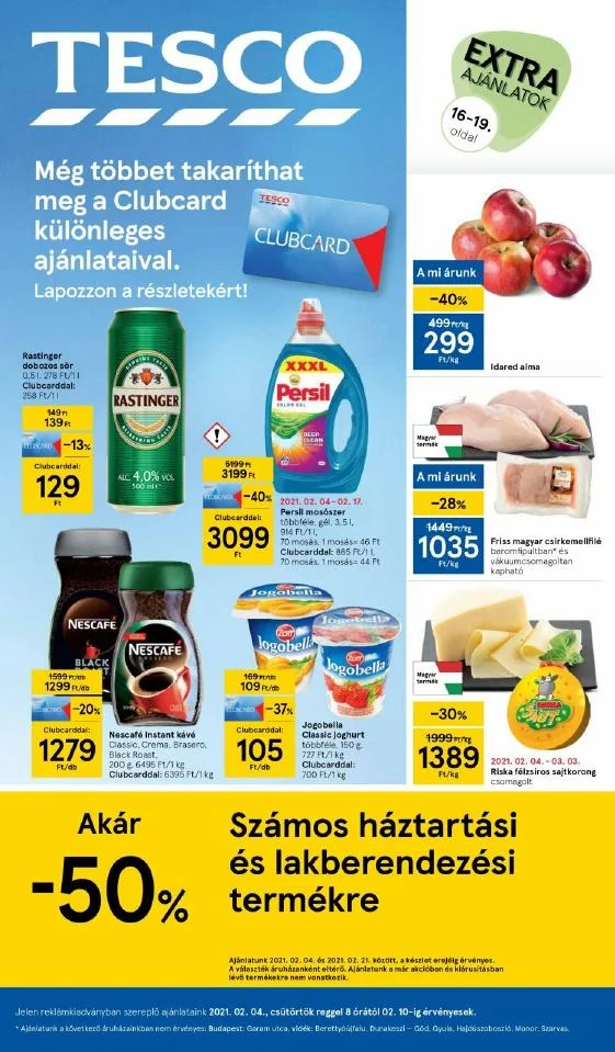 Tesco akciós újság 02.04–02.10