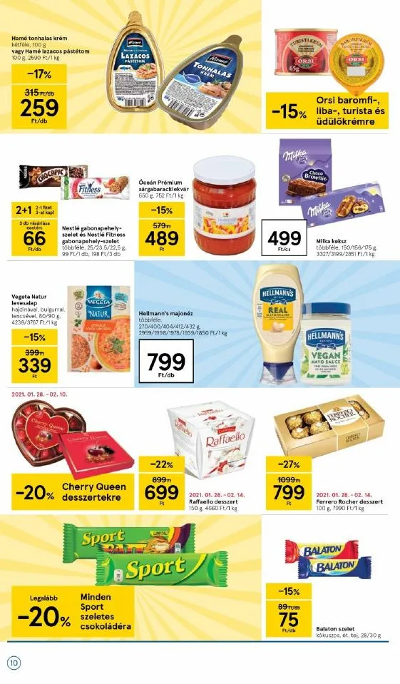 Tesco akciós újság 02.04–02.10 – 10. oldal