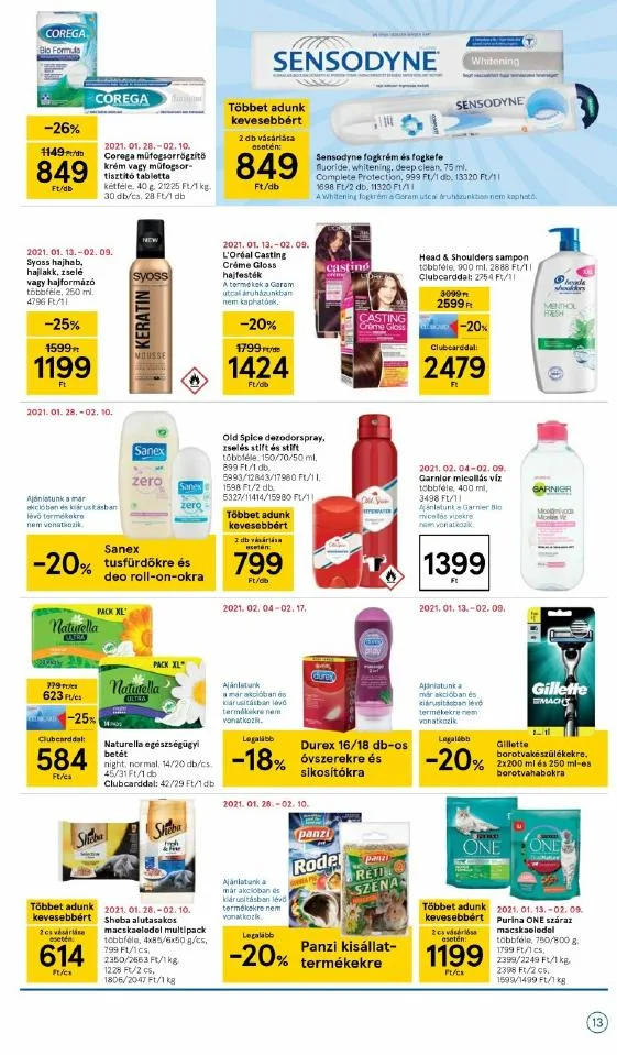 Tesco akciós újság 02.04–02.10 – 13. oldal