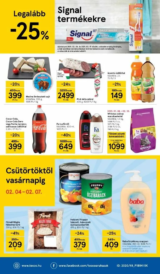 Tesco akciós újság 02.04–02.10 – 20. oldal