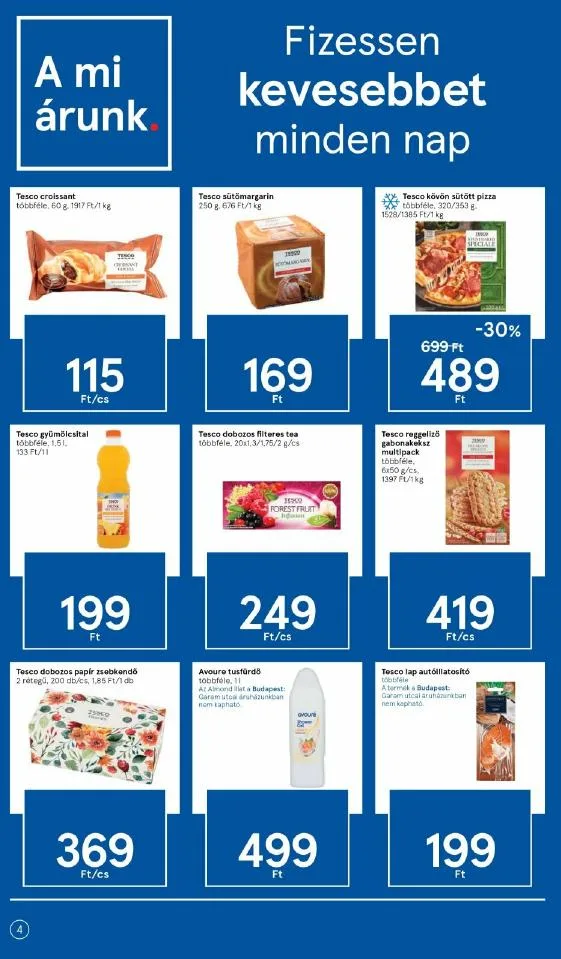Tesco akciós újság 02.04–02.10 – 4. oldal