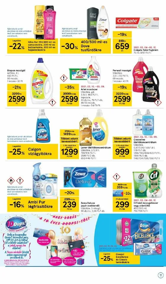 Tesco akciós újság 02.11–02.17 – 11. oldal