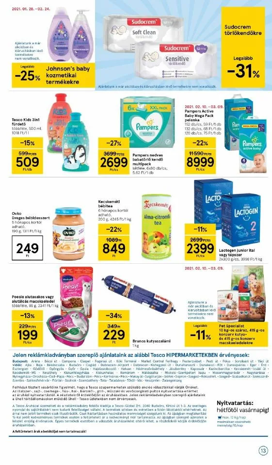 Tesco akciós újság 02.11–02.17 – 13. oldal