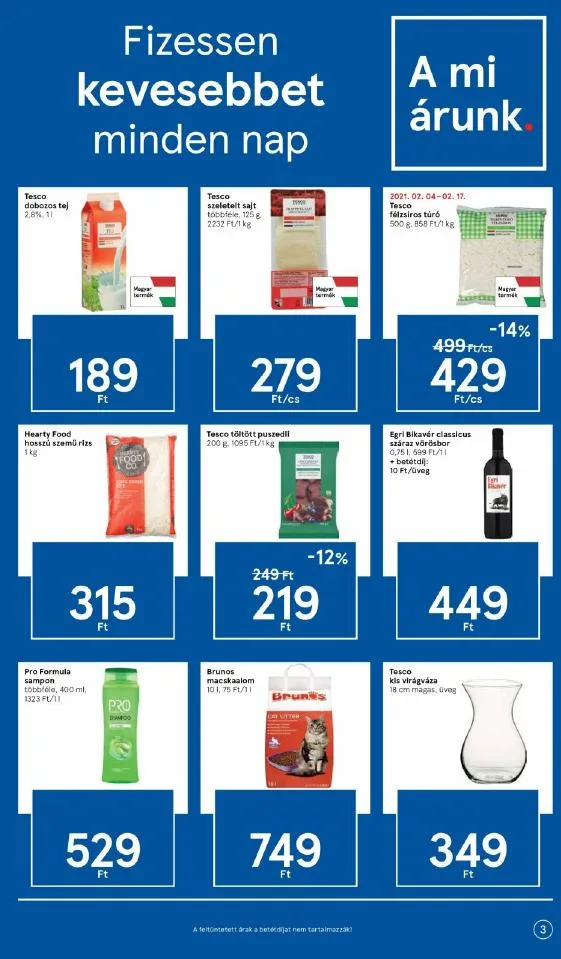 Tesco akciós újság 02.11–02.17 – 3. oldal