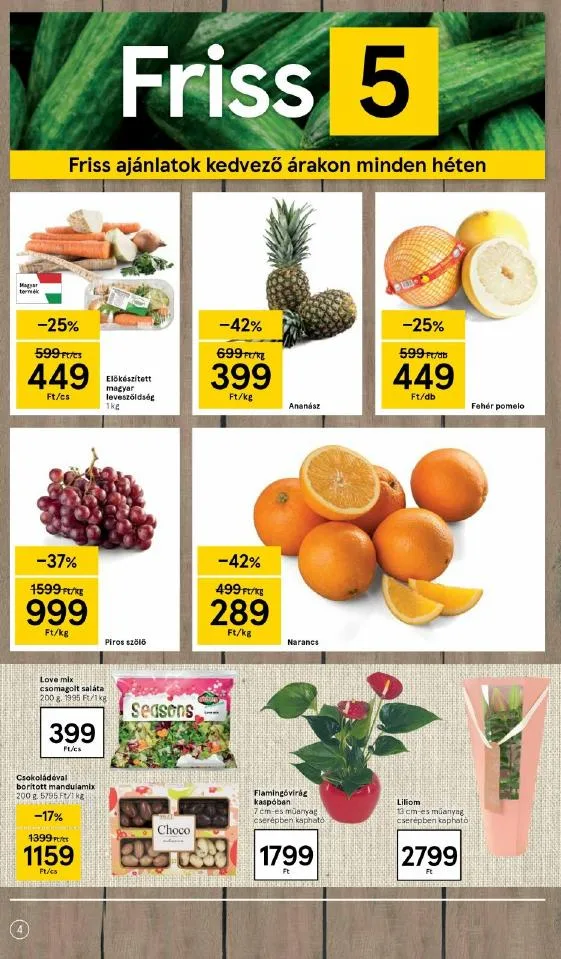 Tesco akciós újság 02.11–02.17 – 4. oldal