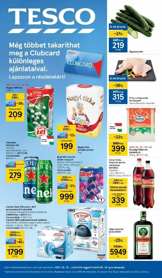 Tesco akciós újság 02.18–02.24