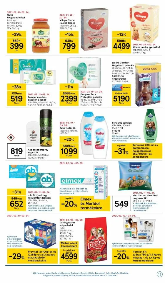 Tesco akciós újság 02.18–02.24 – 13. oldal