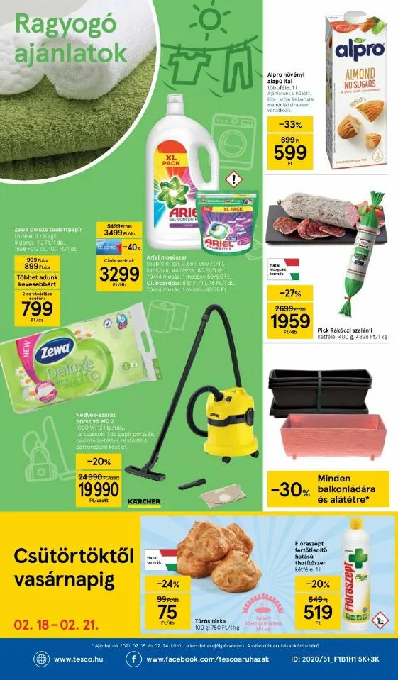 Tesco akciós újság 02.18–02.24 – 20. oldal