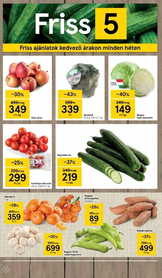 Tesco akciós újság 02.18–02.24 – 4. oldal