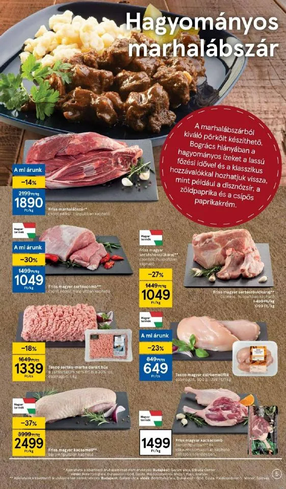 Tesco akciós újság 02.18–02.24 – 5. oldal