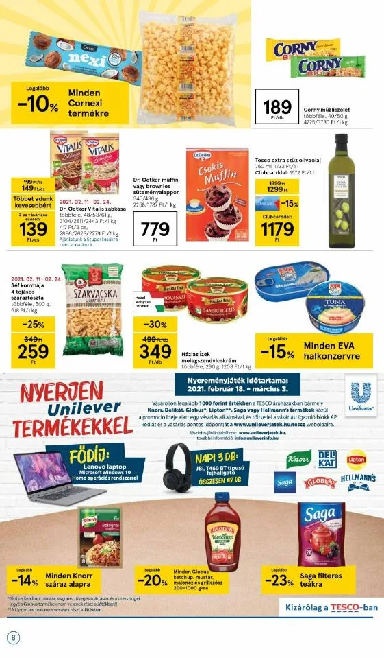 Tesco akciós újság 02.18–02.24 – 8. oldal