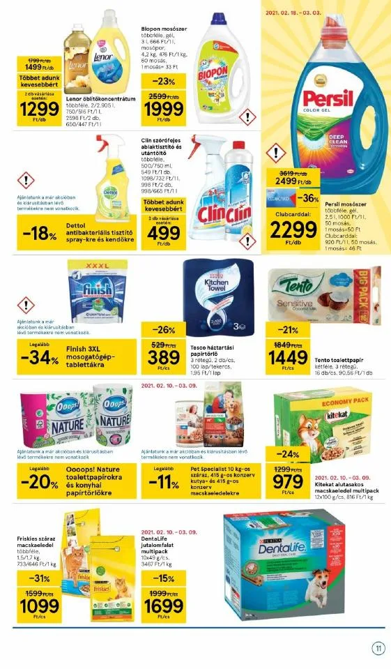 Tesco akciós újság 02.25–03.03 – 11. oldal