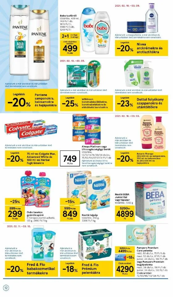 Tesco akciós újság 02.25–03.03 – 12. oldal