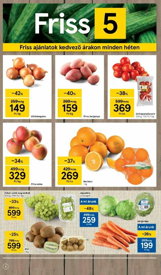 Tesco akciós újság 02.25–03.03 – 4. oldal