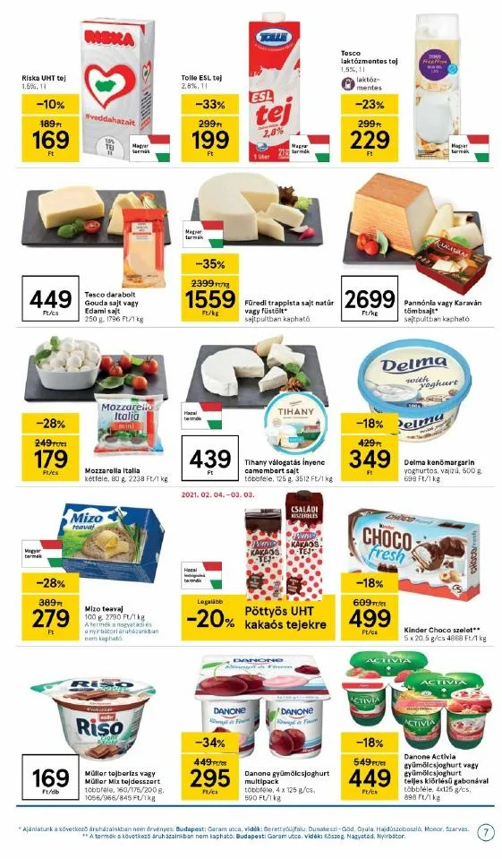 Tesco akciós újság 02.25–03.03 – 7. oldal