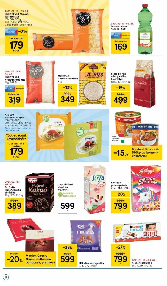 Tesco akciós újság 02.25–03.03 – 8. oldal