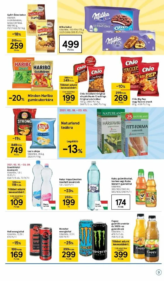 Tesco akciós újság 02.25–03.03 – 9. oldal
