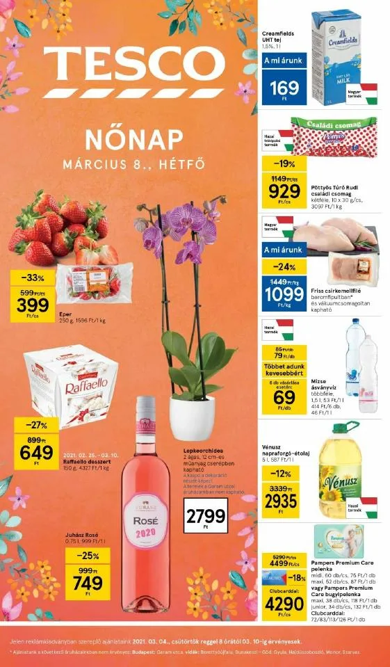 Tesco akciós újság 03.04–03.10