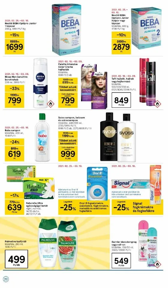 Tesco akciós újság 03.04–03.10 – 20. oldal
