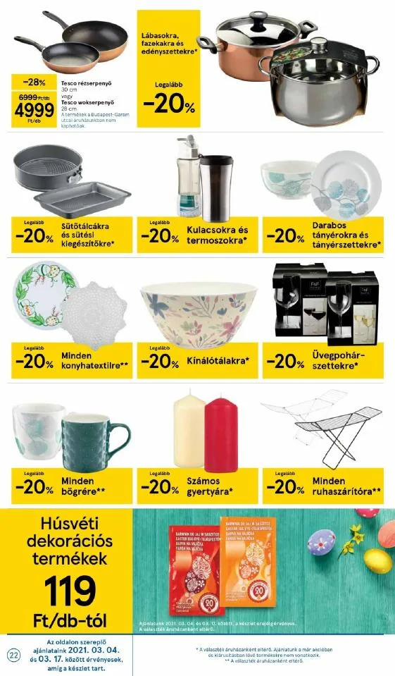 Tesco akciós újság 03.04–03.10 – 22. oldal