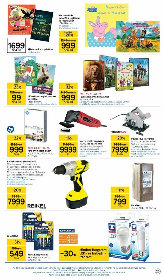 Tesco akciós újság 03.04–03.10 – 23. oldal