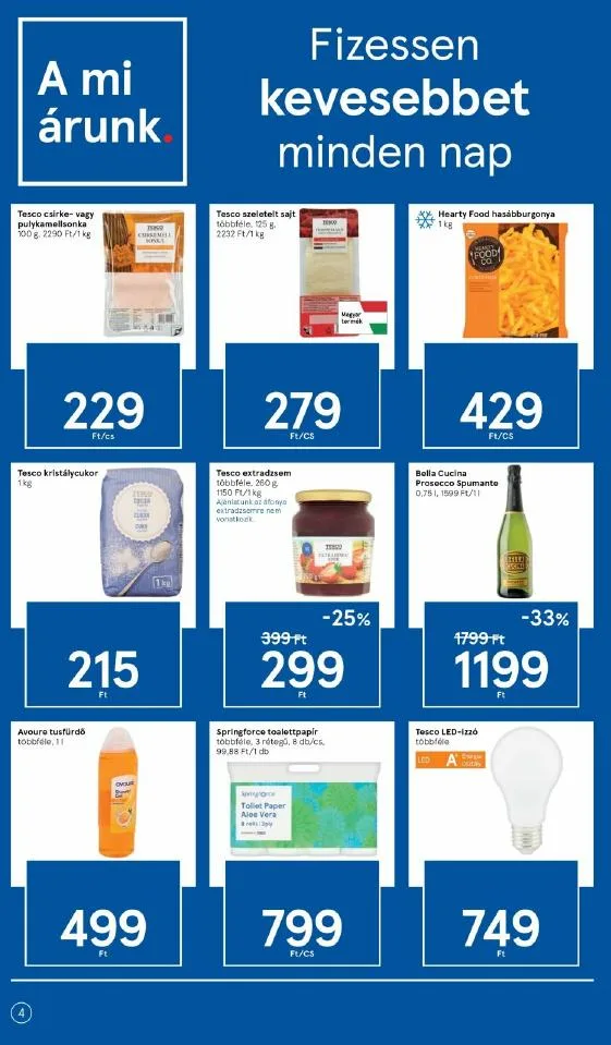 Tesco akciós újság 03.04–03.10 – 4. oldal