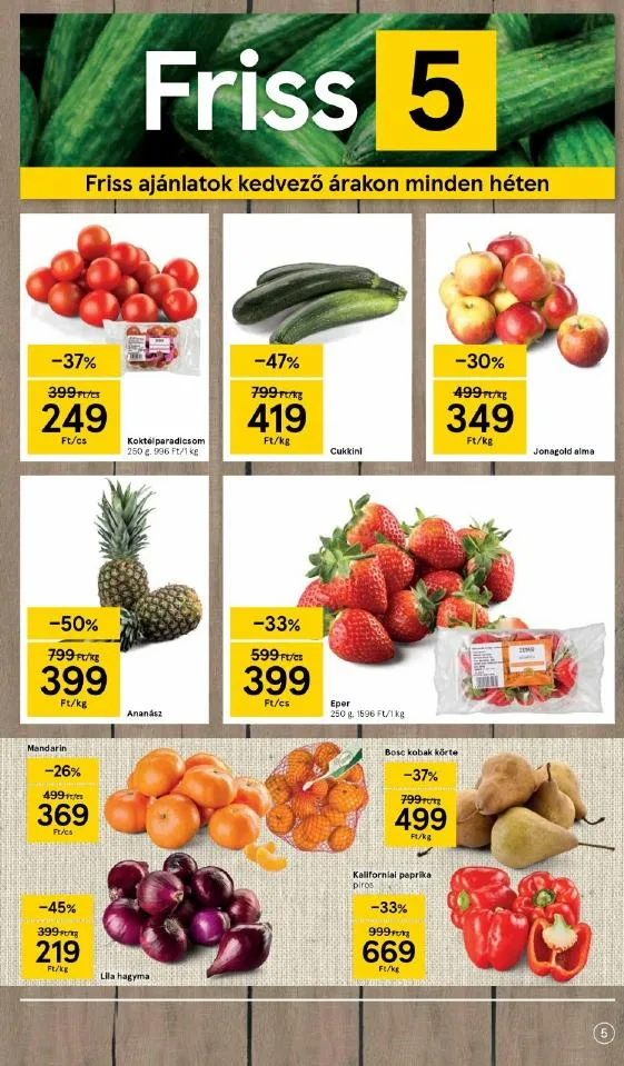 Tesco akciós újság 03.04–03.10 – 5. oldal