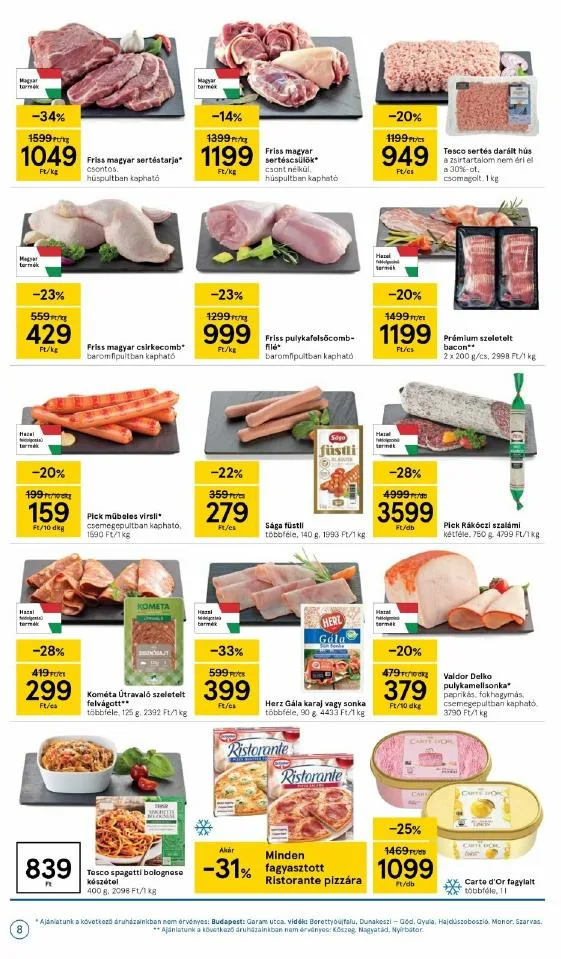 Tesco akciós újság 03.04–03.10 – 8. oldal