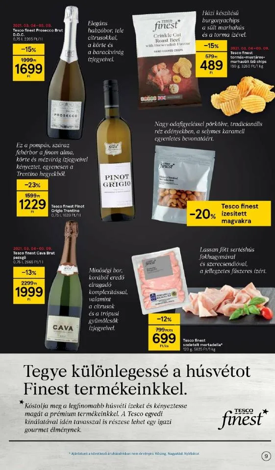 Tesco akciós újság 03.04–03.10 – 9. oldal