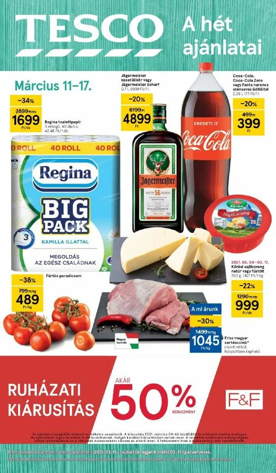 Tesco akciós újság 03.11–03.17