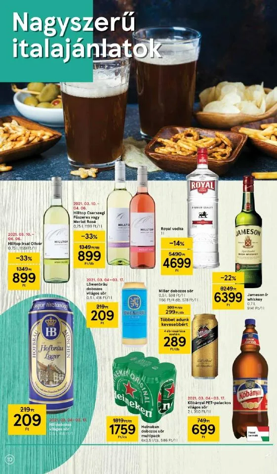 Tesco akciós újság 03.11–03.17 – 10. oldal