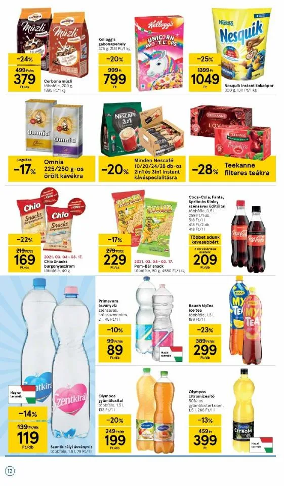 Tesco akciós újság 03.11–03.17 – 12. oldal