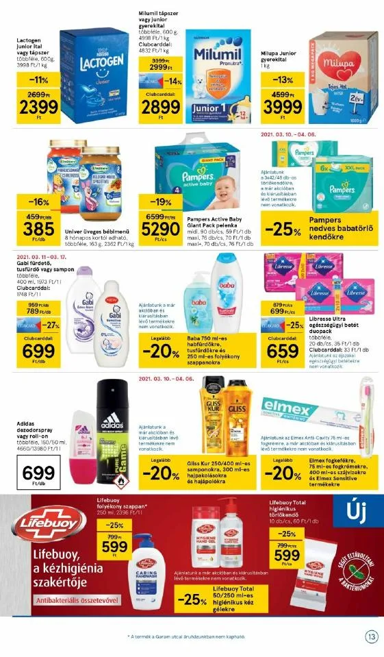 Tesco akciós újság 03.11–03.17 – 13. oldal