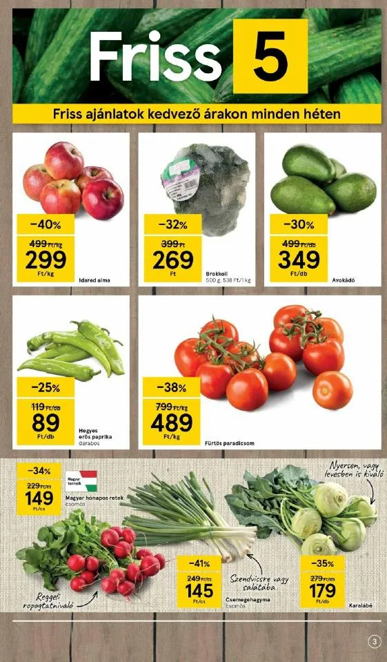 Tesco akciós újság 03.11–03.17 – 3. oldal