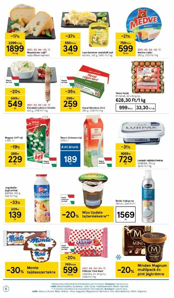 Tesco akciós újság 03.11–03.17 – 6. oldal