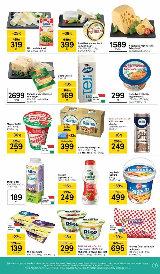 Tesco akciós újság 03.18–03.24 – 13. oldal