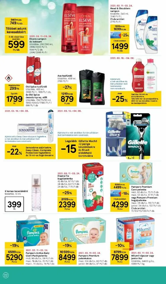 Tesco akciós újság 03.18–03.24 – 22. oldal