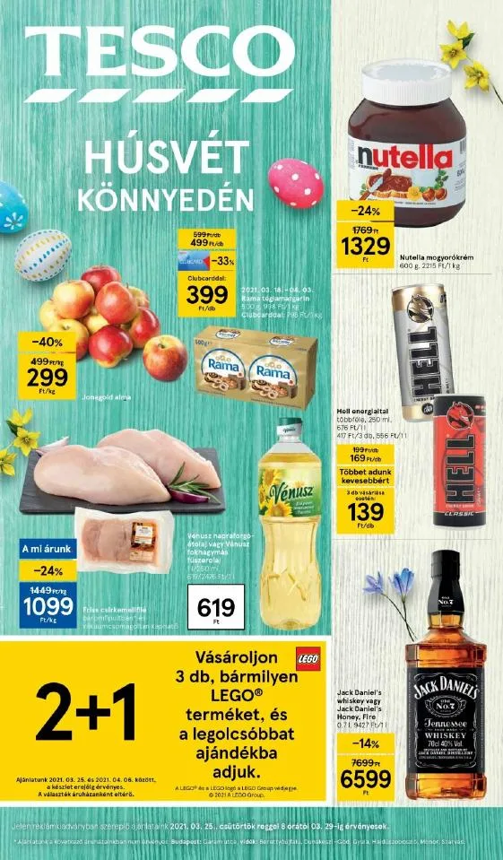 Tesco akciós újság 03.25–03.29