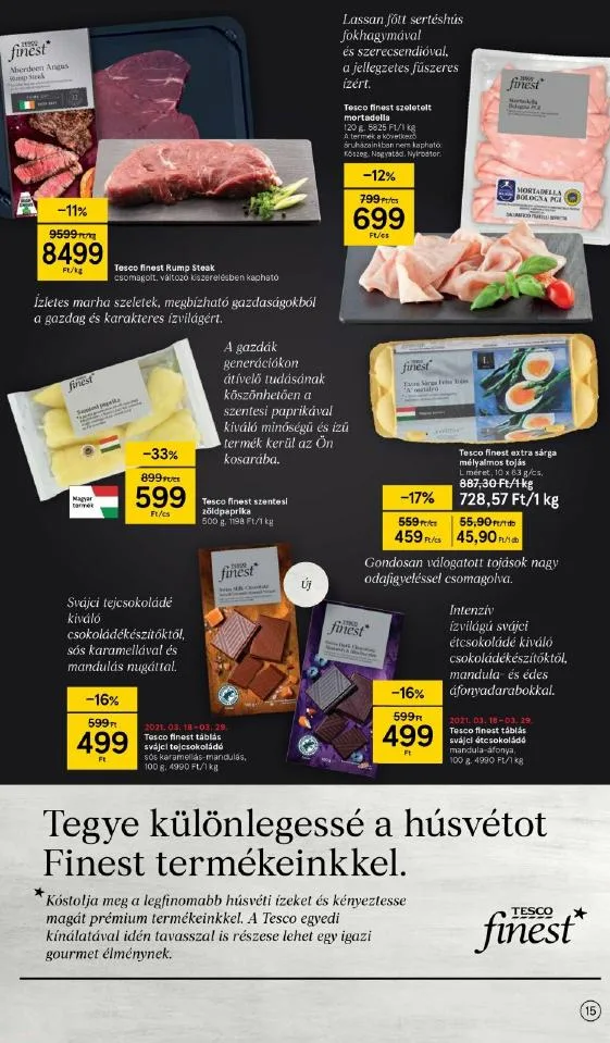 Tesco akciós újság 03.25–03.29 – 15. oldal