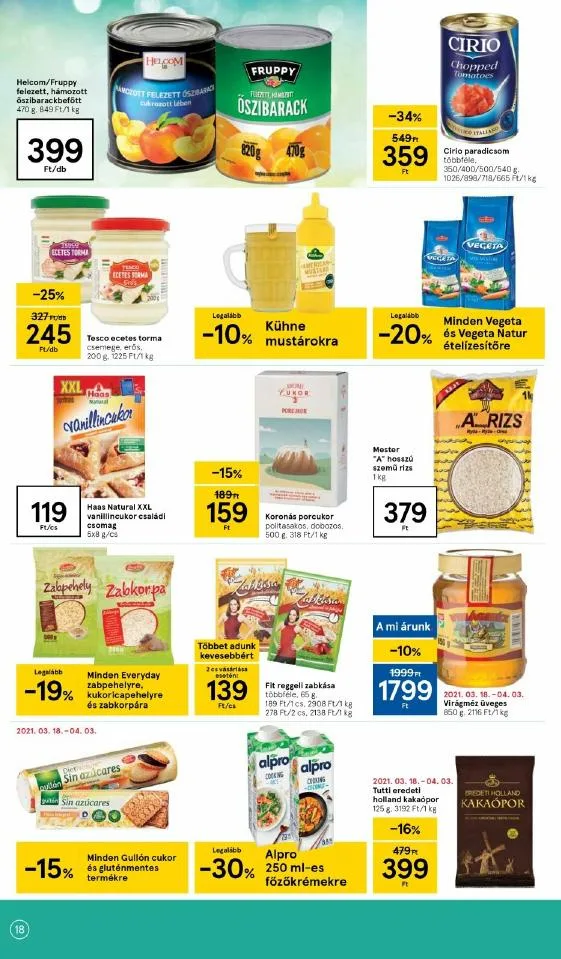 Tesco akciós újság 03.25–03.29 – 18. oldal