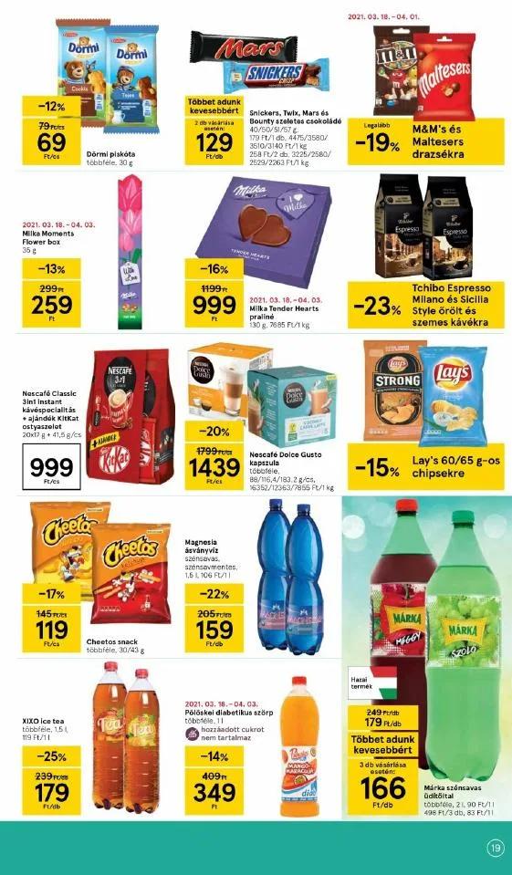 Tesco akciós újság 03.25–03.29 – 19. oldal