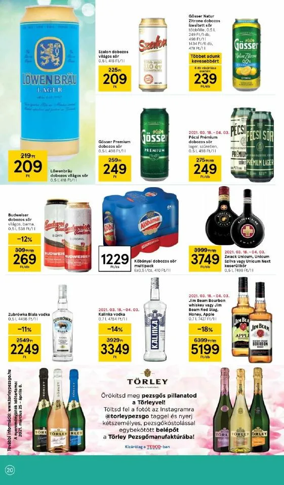 Tesco akciós újság 03.25–03.29 – 20. oldal